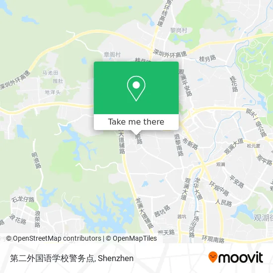 第二外国语学校警务点 map