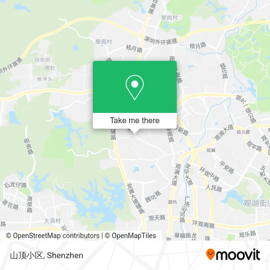 山顶小区 map