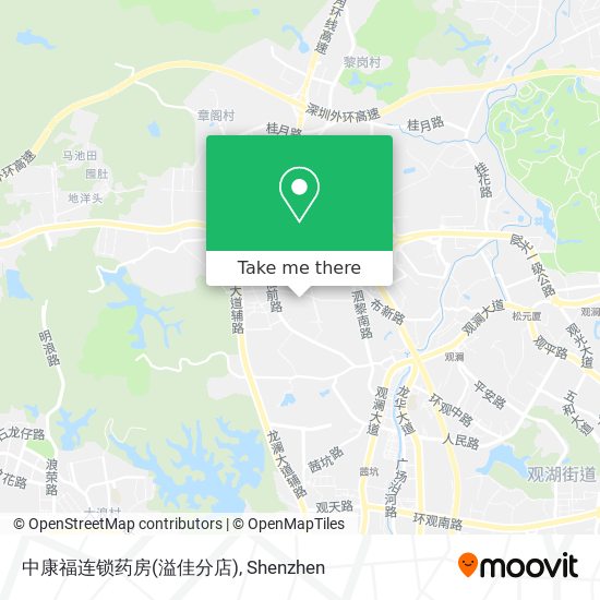 中康福连锁药房(溢佳分店) map