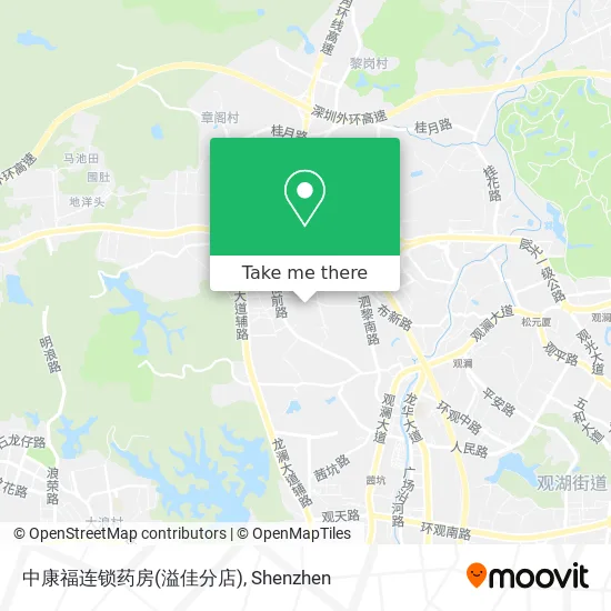 中康福连锁药房(溢佳分店) map