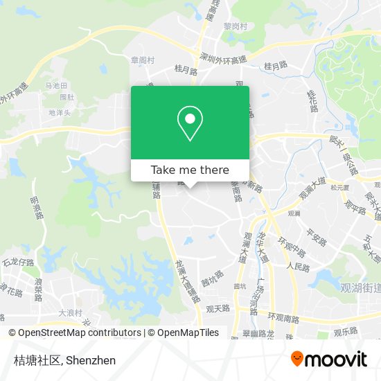 桔塘社区 map