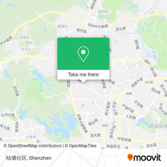 桔塘社区 map