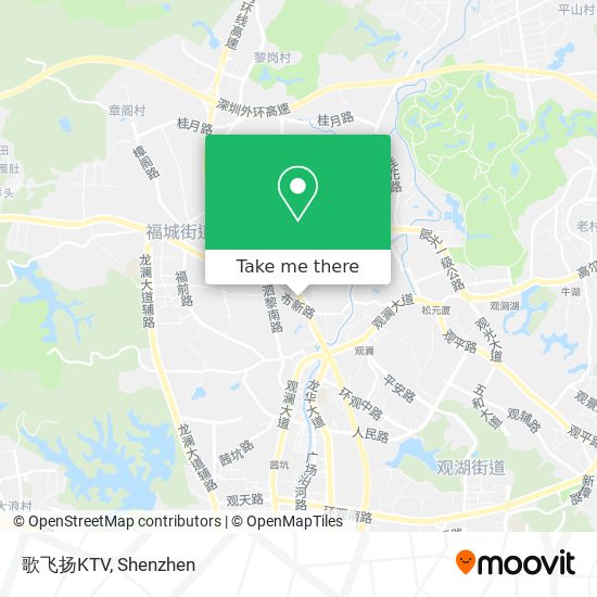 歌飞扬KTV map