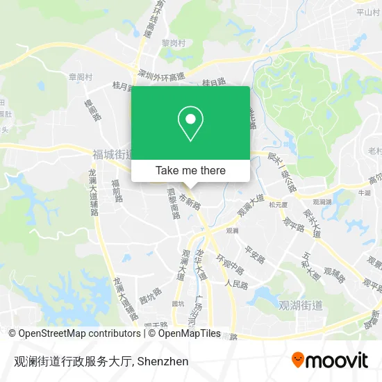 观澜街道行政服务大厅 map