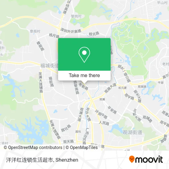 洋洋红连锁生活超市 map