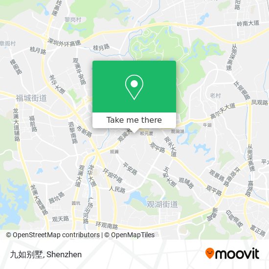 九如别墅 map