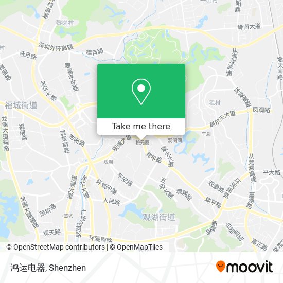 鸿运电器 map