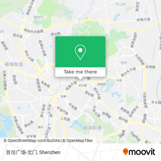 首信广场-北门 map
