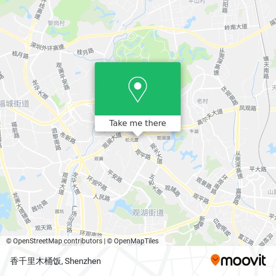 香千里木桶饭 map