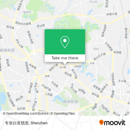 专攻白发脱发 map