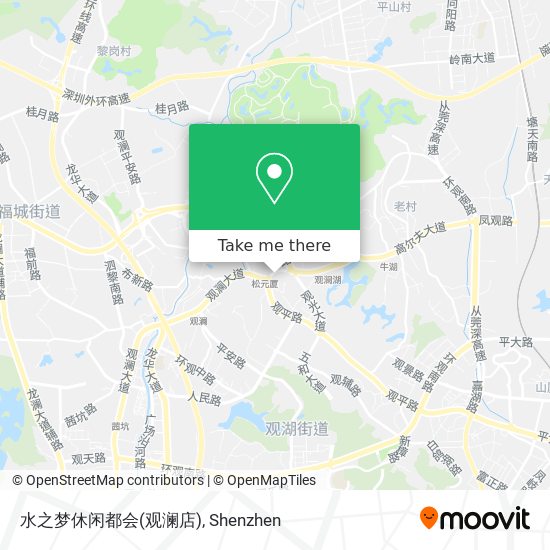 水之梦休闲都会(观澜店) map