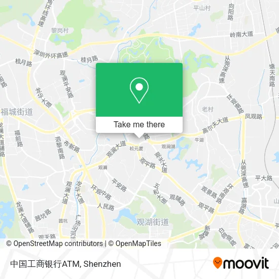 中国工商银行ATM map