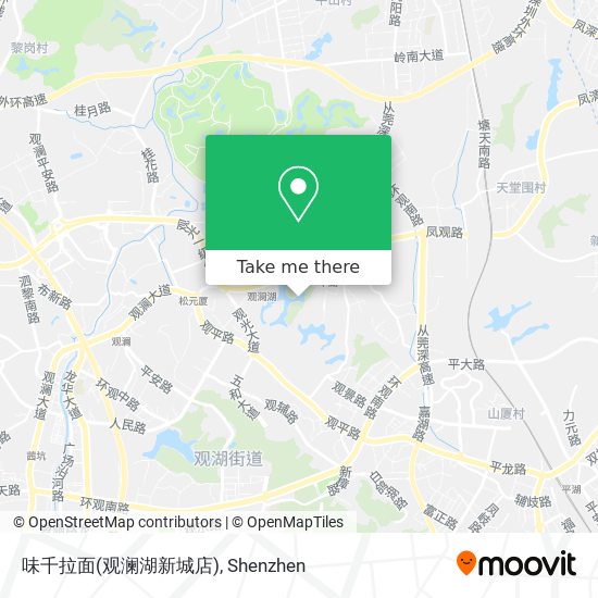 味千拉面(观澜湖新城店) map