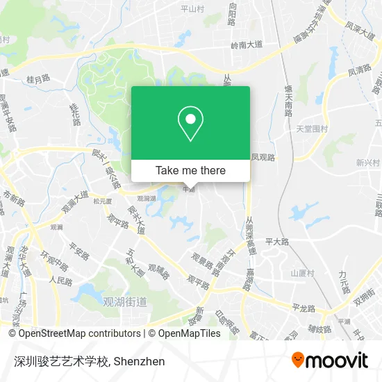 深圳骏艺艺术学校 map