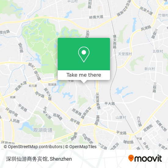 深圳仙游商务宾馆 map