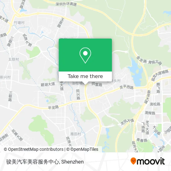 骏美汽车美容服务中心 map