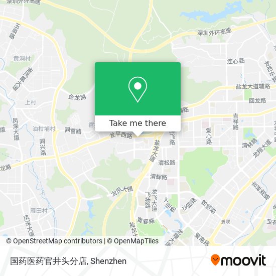 国药医药官井头分店 map