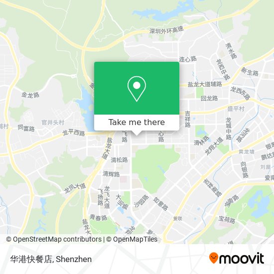 华港快餐店 map