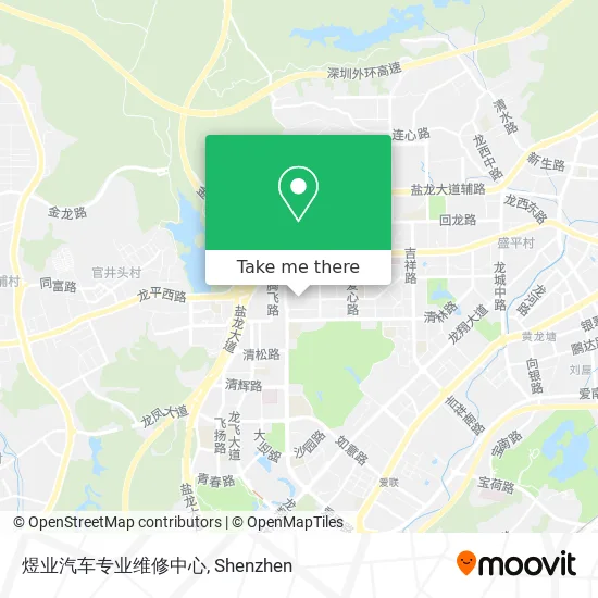 煜业汽车专业维修中心 map