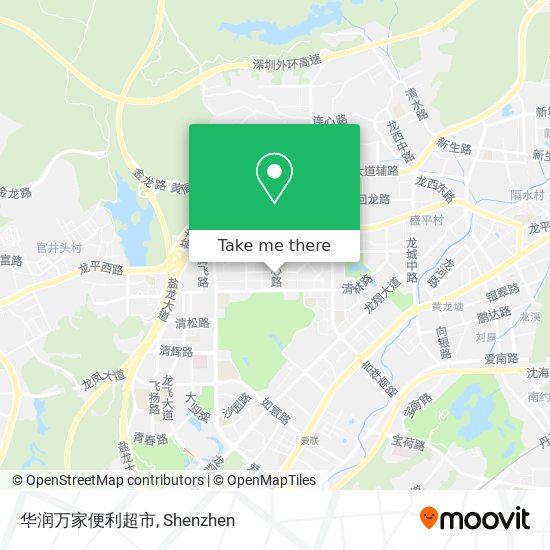 华润万家便利超市 map