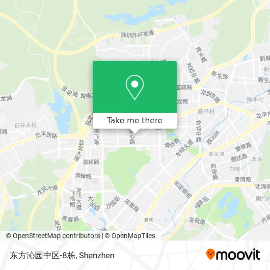 东方沁园中区-8栋 map