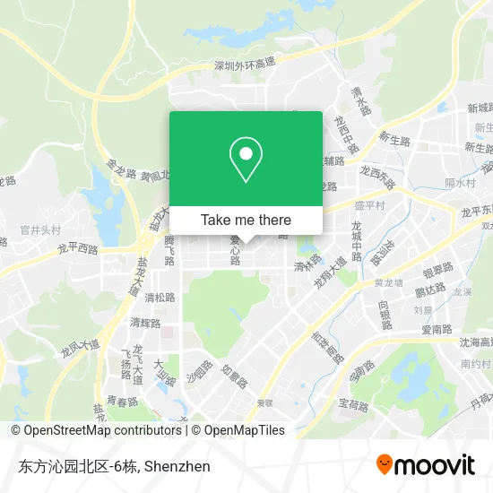 东方沁园北区-6栋 map