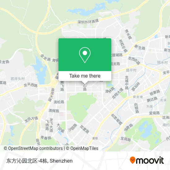 东方沁园北区-4栋 map