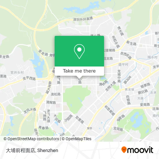 大埔前程面店 map