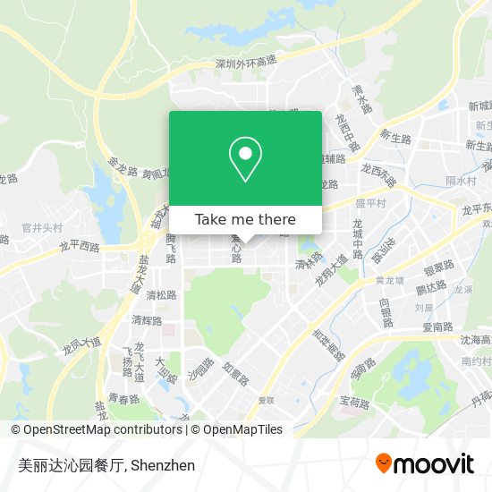 美丽达沁园餐厅 map