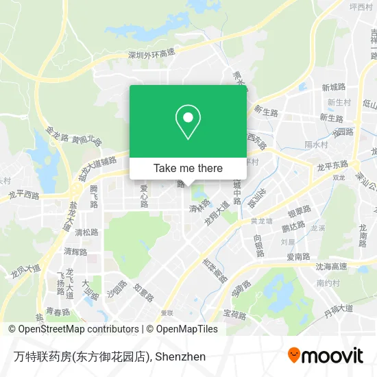 万特联药房(东方御花园店) map