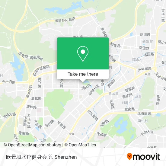 欧景城水疗健身会所 map
