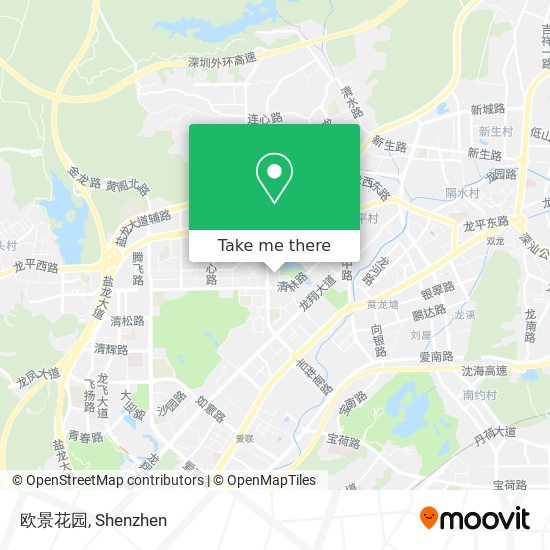 欧景花园 map
