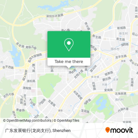 广东发展银行(龙岗支行) map