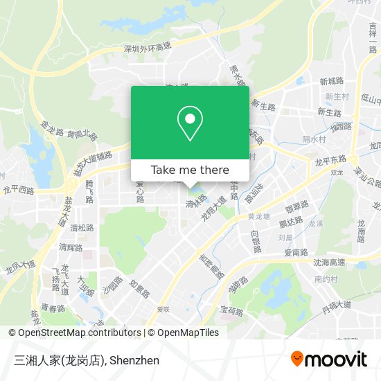 三湘人家(龙岗店) map