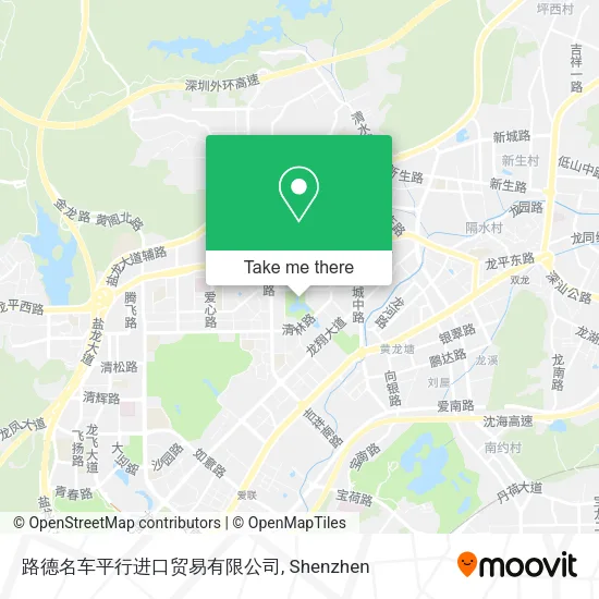 路德名车平行进口贸易有限公司 map