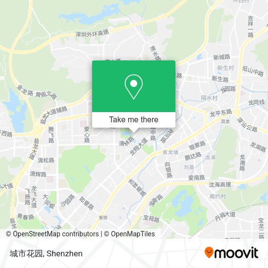 城市花园 map