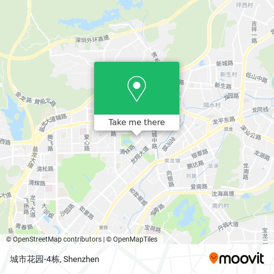 城市花园-4栋 map