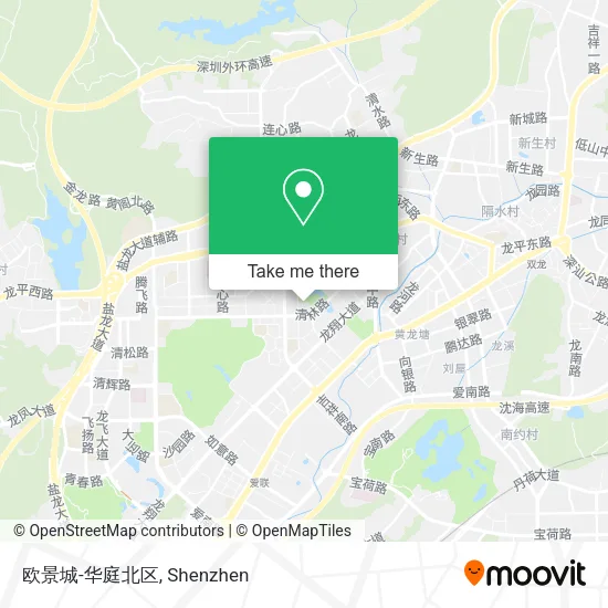 欧景城-华庭北区 map