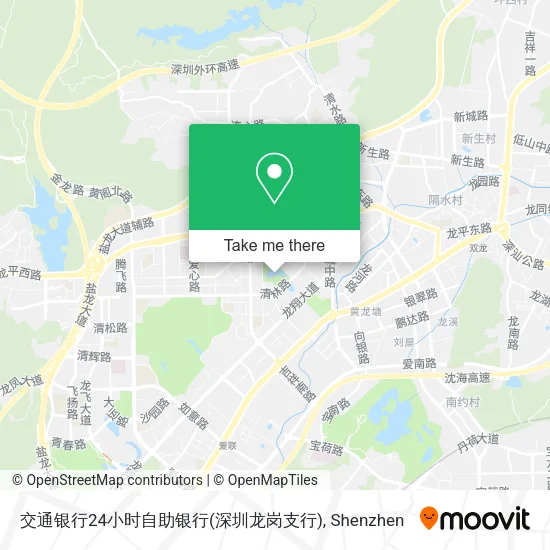 交通银行24小时自助银行(深圳龙岗支行) map
