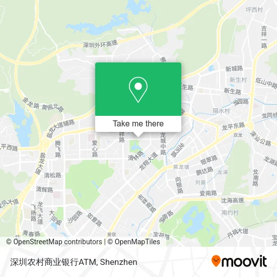 深圳农村商业银行ATM map
