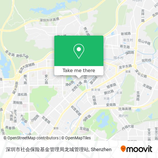 深圳市社会保险基金管理局龙城管理站 map