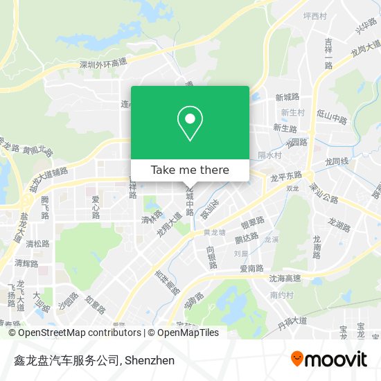 鑫龙盘汽车服务公司 map