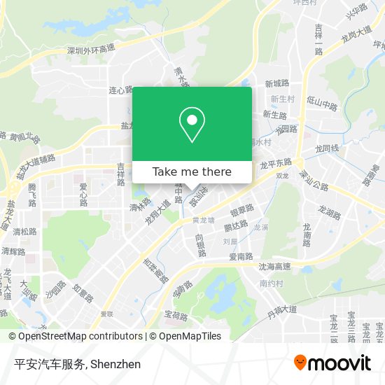平安汽车服务 map