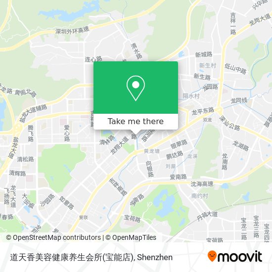 道天香美容健康养生会所(宝能店) map