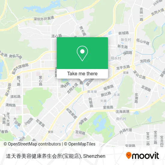 道天香美容健康养生会所(宝能店) map