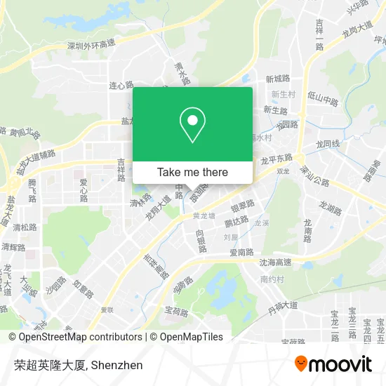 荣超英隆大厦 map
