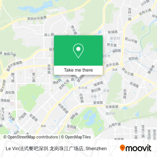 Le Vin法式餐吧深圳.龙岗珠江广场店 map