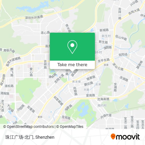 珠江广场-北门 map