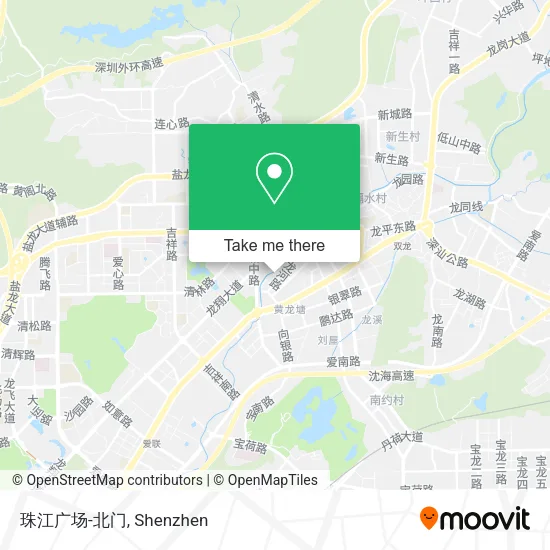 珠江广场-北门 map