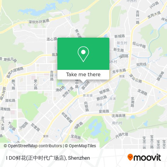 I DO鲜花(正中时代广场店) map